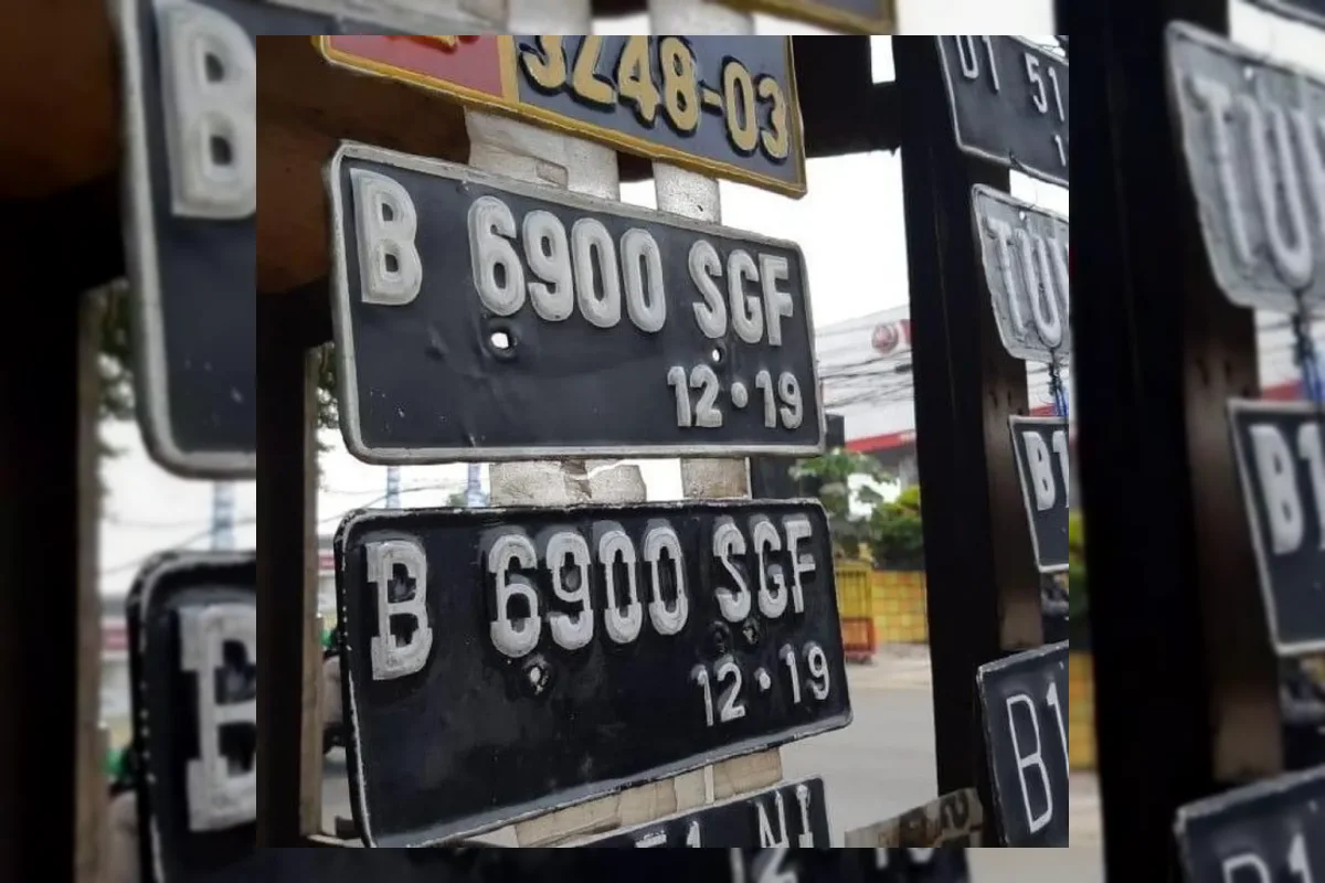 Membuat Pelat Nomor Cantik Empat Angka, Siapkan Biaya Mulai Rp 5 Juta