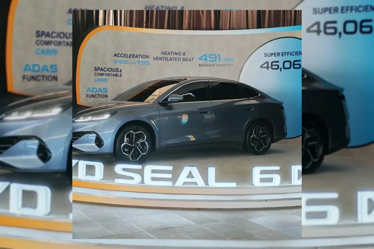 BYD Pamerkan Seal 6 DM, Sedan Plug-in Hybrid Terbaru di Indonesia