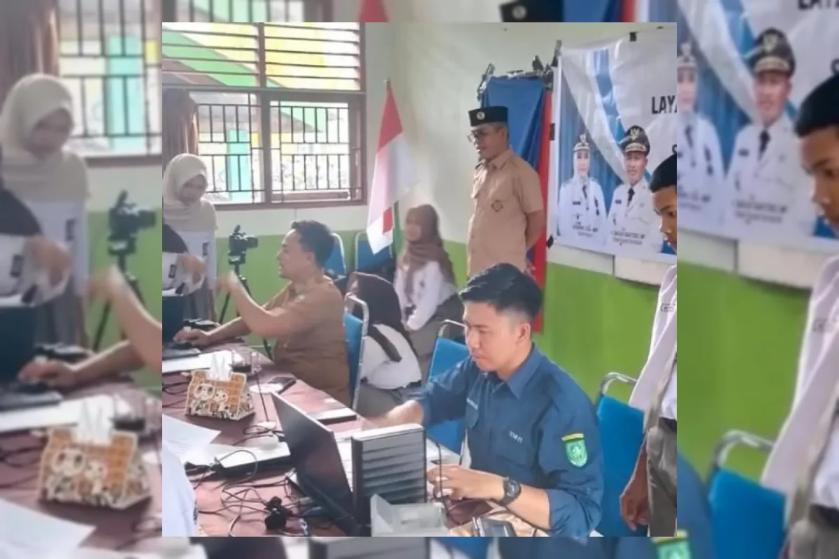 Disdukcapil Bengkalis Rekam Biometrik 114 Pelajar SMAN 1 Bantan