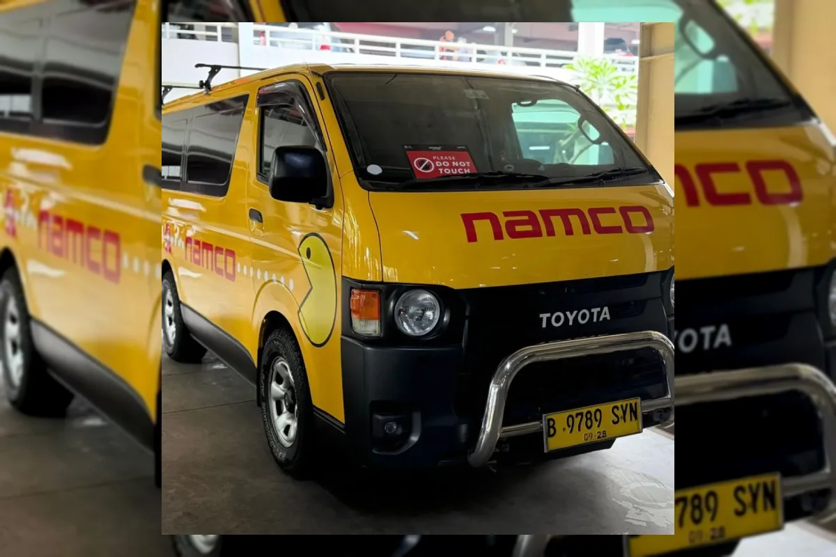 Tony Modifikasi Toyota HiAce 2018 Bertema Pac-Man, Habiskan Rp 100 Juta