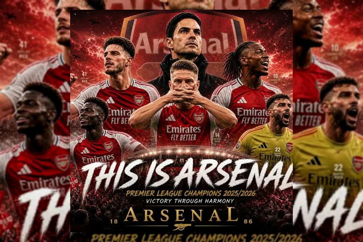 Arsenal Juara Premier League 2025/2026, Inggris Kirim Lima Wakil ke Liga Champions