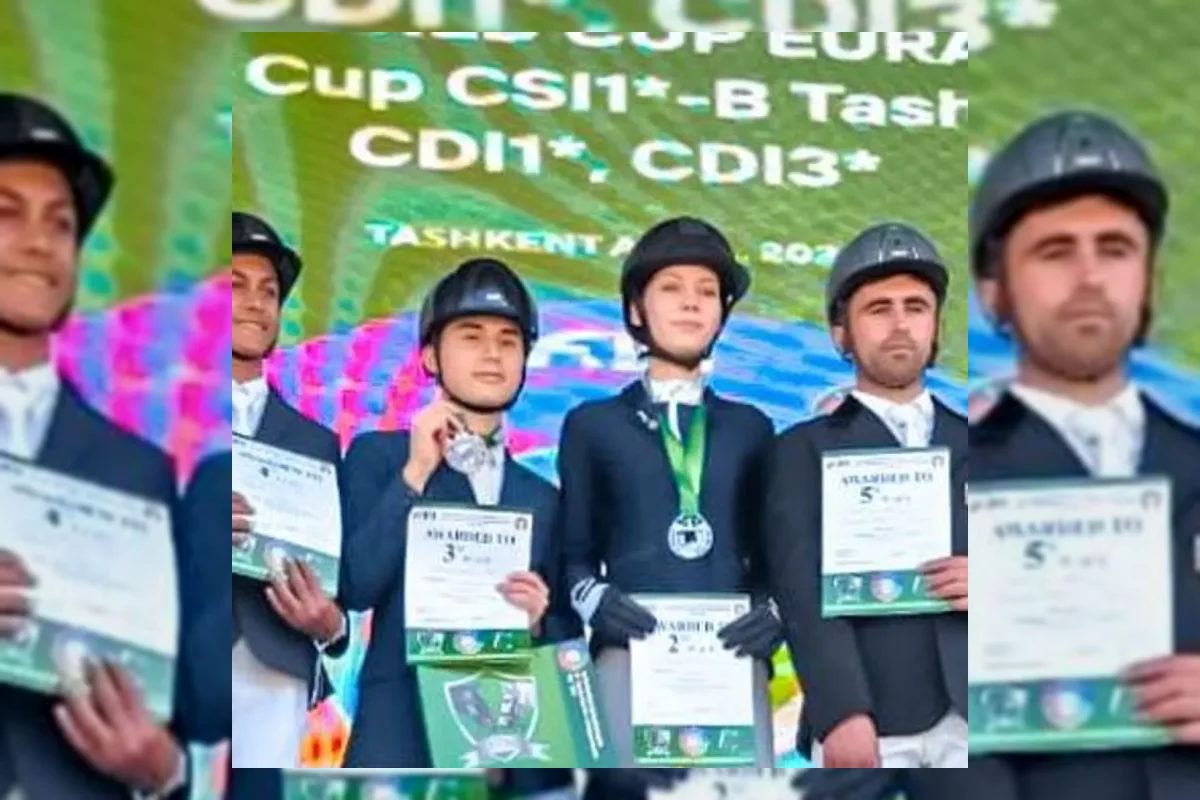 Nusrtdinov Zayan Fatih Raih Podium Ketiga di Kejuaraan Berkuda Uzbekistan