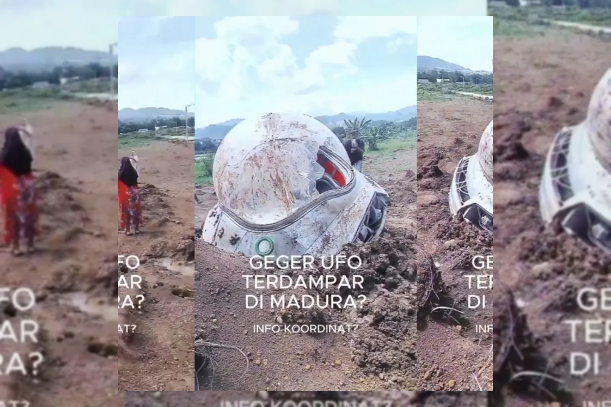 Viral UFO Terdampar di Madura Ternyata Promosi Film Bayu Skak
