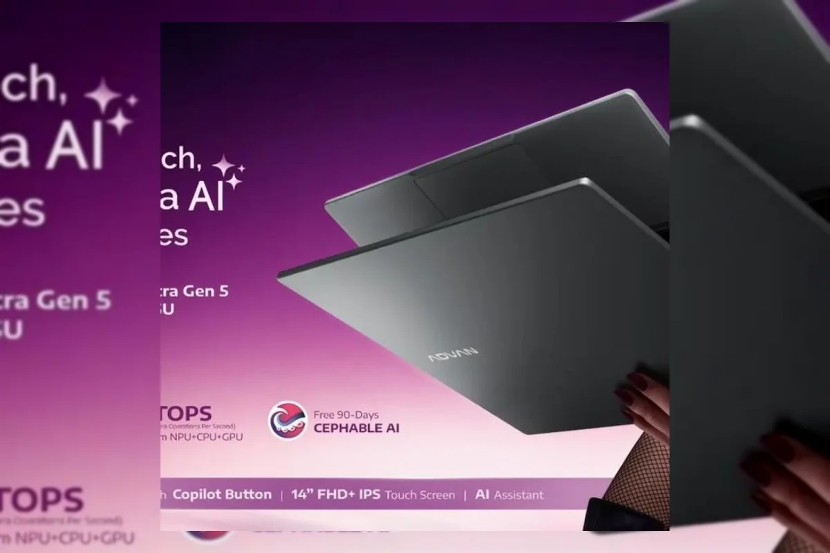 Advan Luncurkan Laptop Aigen Ultra untuk Dukung Komputasi AI