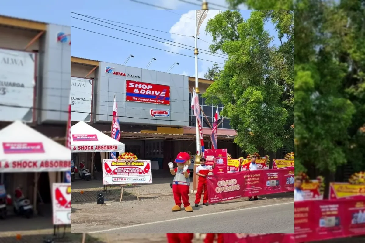 Astra Otoparts Resmikan Gerai Shop & Drive Kedua di Indramayu