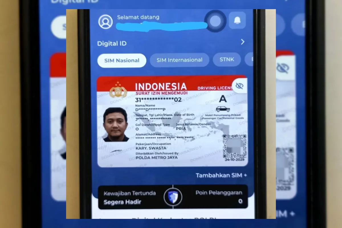 Korlantas Polri Terbitkan SIM Digital demi Cegah Pemalsuan Dokumen