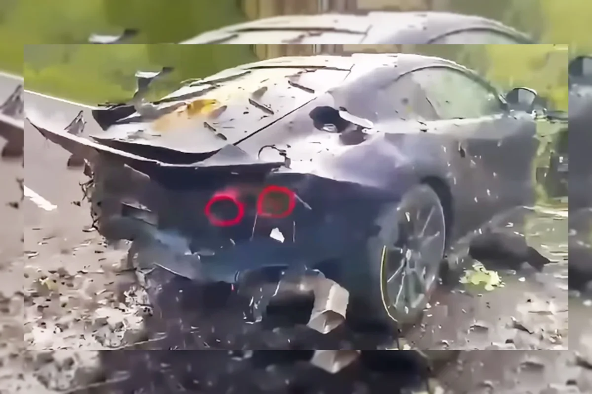 Ferrari 812 Competizione Hancur di Skotlandia, Pengemudi Selamat