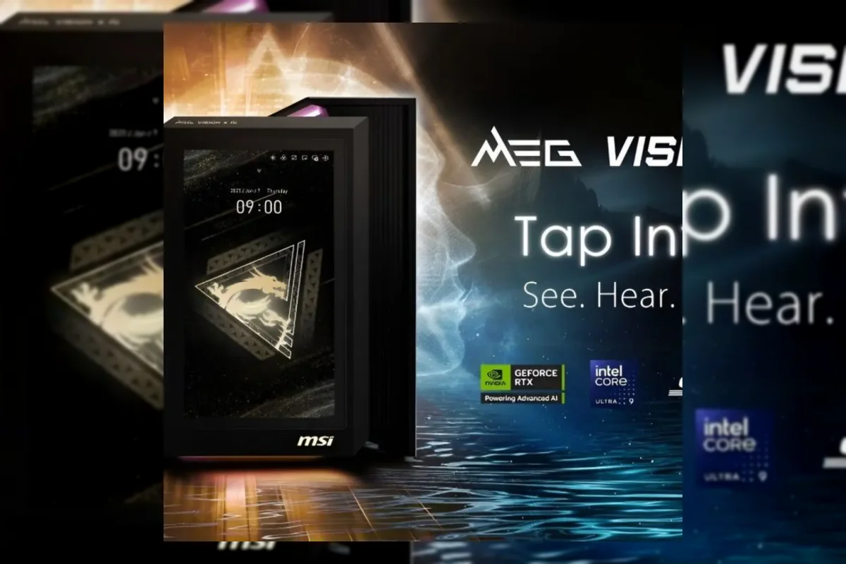 MSI Luncurkan MEG Vision X2 AI+ dengan Asisten Virtual Holografik