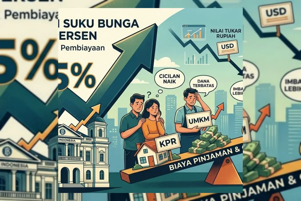 Bank Indonesia Naikkan Suku Bunga Acuan Jadi 5,5 Persen