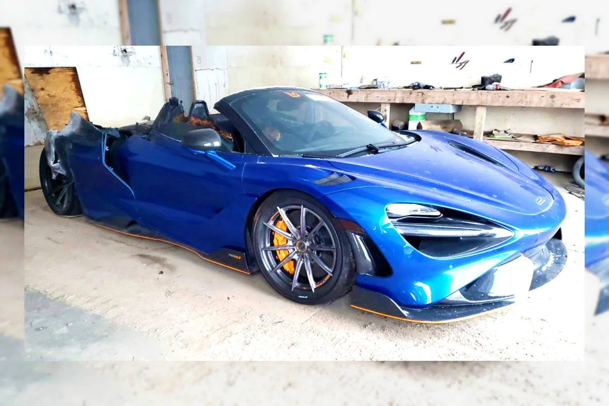 McLaren 765LT Spider Hangus Terbakar di Michigan, Dilelang dengan Harga Tinggi