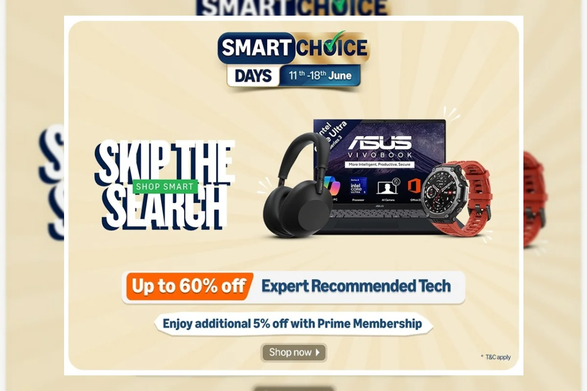 Amazon Smartchoice Days: Diskon Laptop, Tablet, dan Elektronik Lainnya