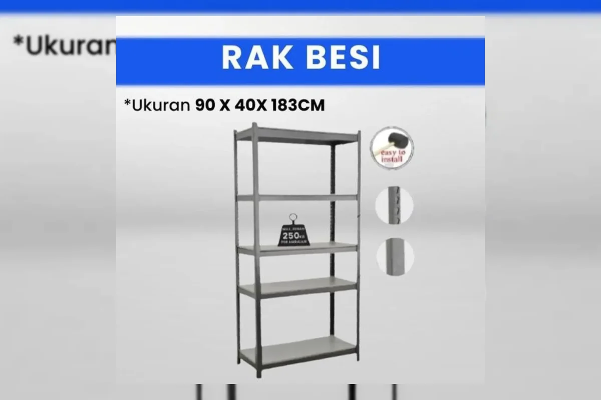 Transmart Full Day Sale: Diskon Rak Besi Hingga Rp 1,2 Juta