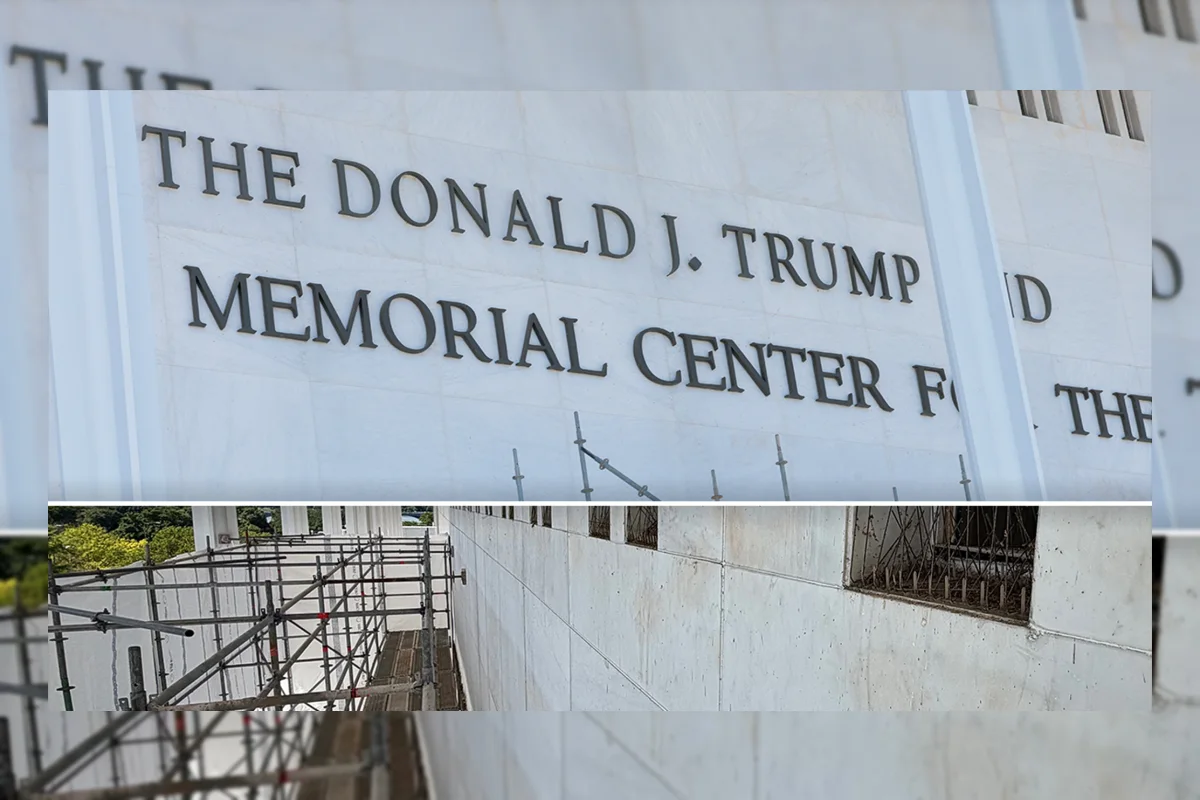Foto Terbaru: Nama Trump Dihapus dari Kennedy Center
