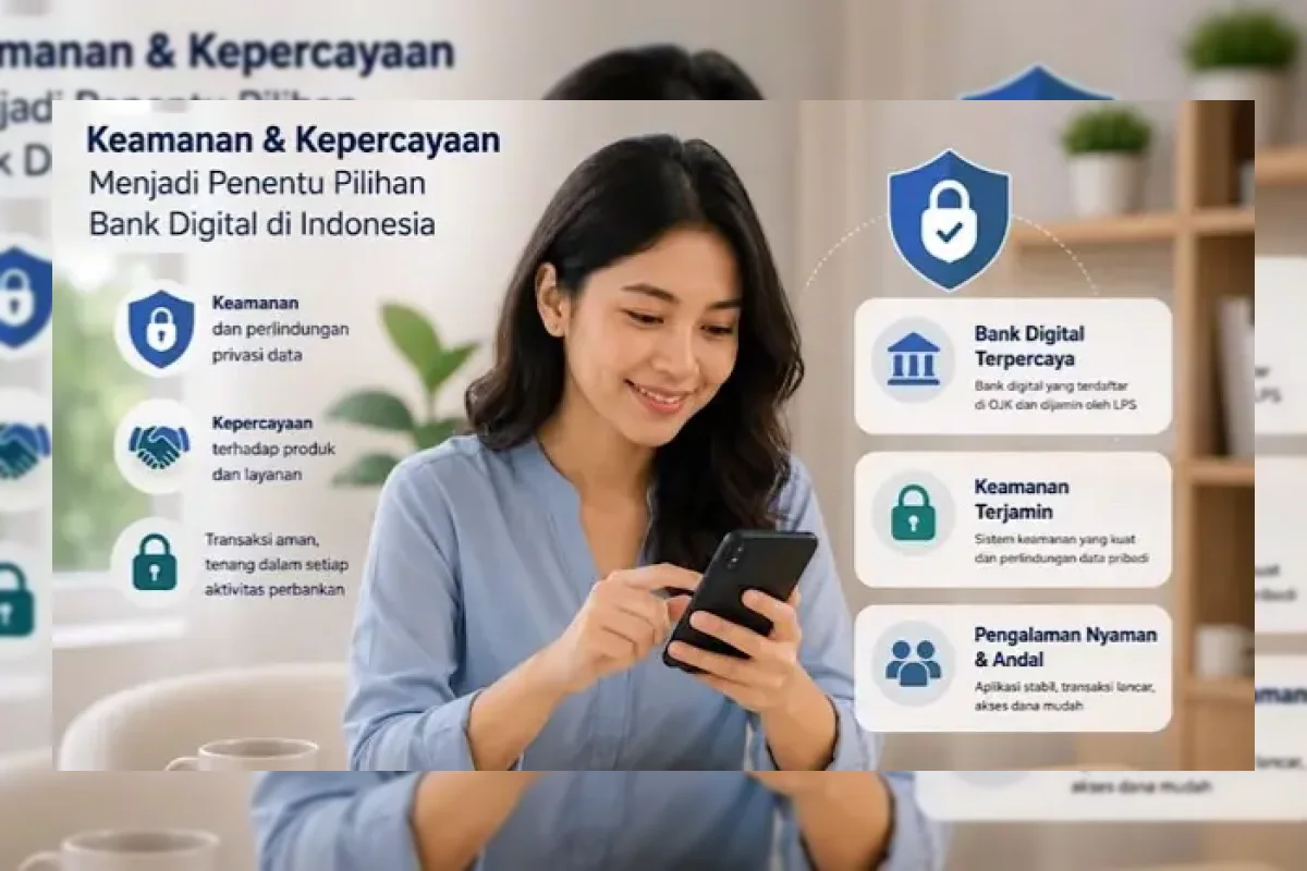Keamanan Jadi Faktor Utama Masyarakat Pilih Bank Digital