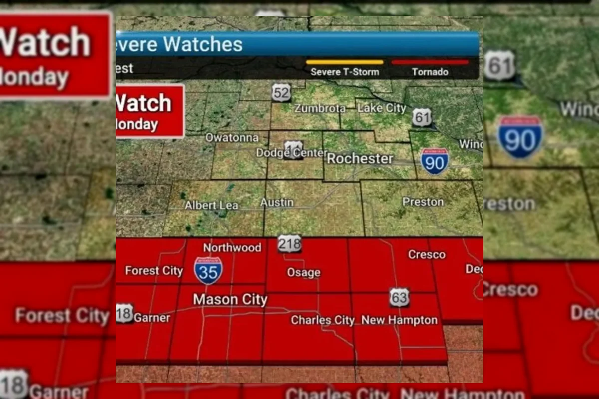 Peringatan Tornado untuk Empat County di Iowa Utara Dicabut