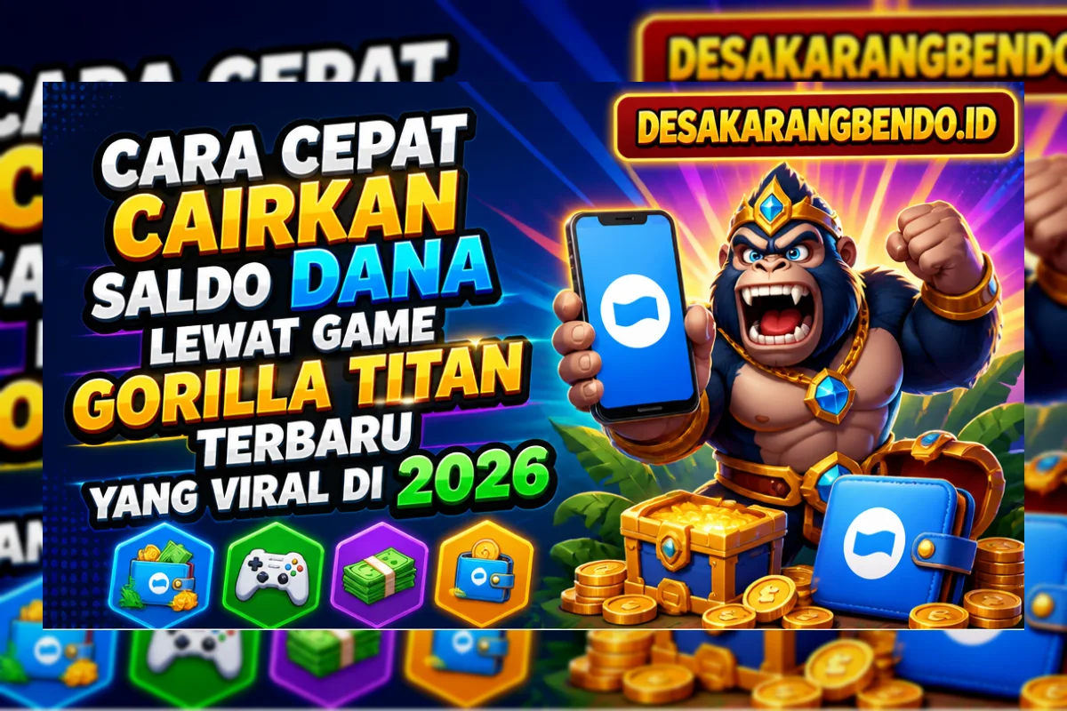 Cara Cairkan Saldo DANA Lewat Game Gorilla Titan yang Viral 2026
