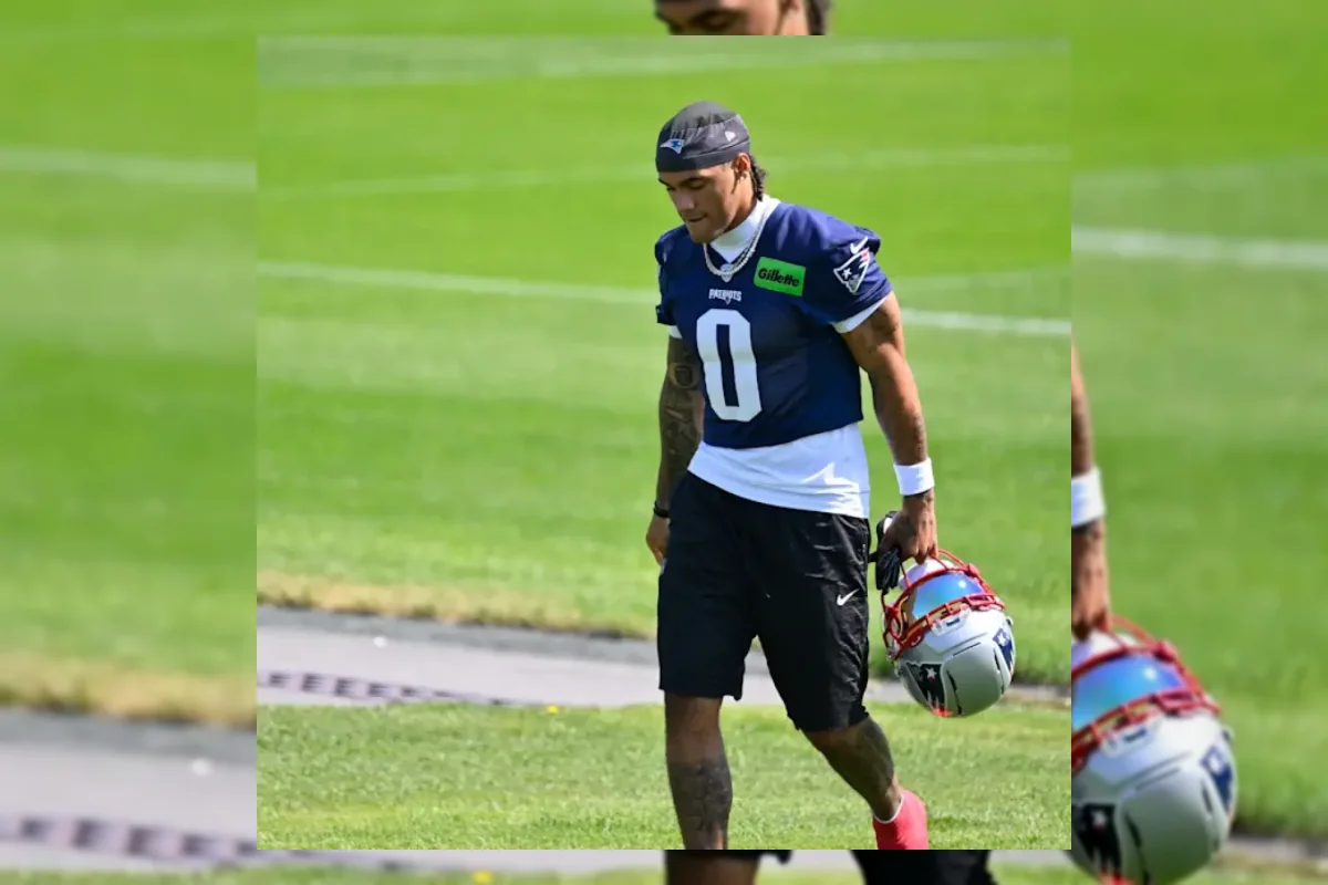 Christian Gonzalez Ikut Latihan Penuh di Hari Pertama Camp Patriots