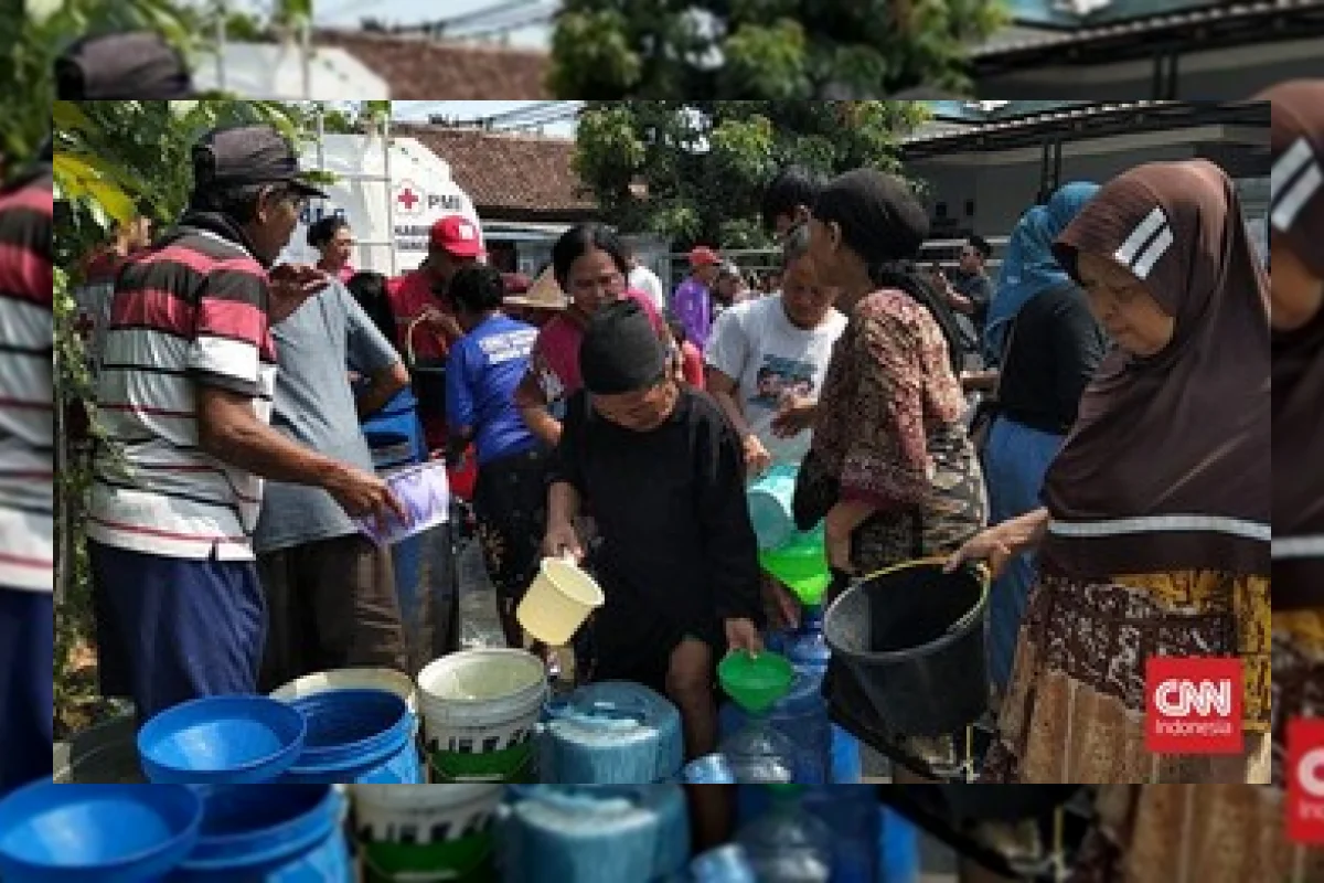 Kekeringan Ekstrem, 162 Keluarga di Tangsel Butuh Pasokan Air Bersih