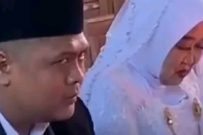 Pernikahan Beda 38 Tahun di Tulungagung Jadi Sorotan, Dandi Resmi Persunting Mbah Mendes