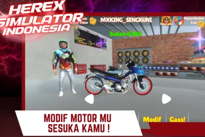 GAS MAINKAN! Herex Simulator Indonesia Max Mod Apk Unlimited Money, Download Apk Gratis Gameplay Asyik