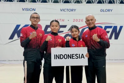Tim Senam Aerobik Indonesia Tembus Empat Besar di Korea Open 2026