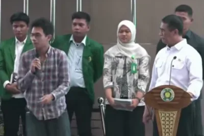 Diinterupsi Orasi Papua di Kuliah Umum USU, Andi Amran Sulaiman Malah Ajak Mahasiswa Dialog: Kalian Harapan Bangsa