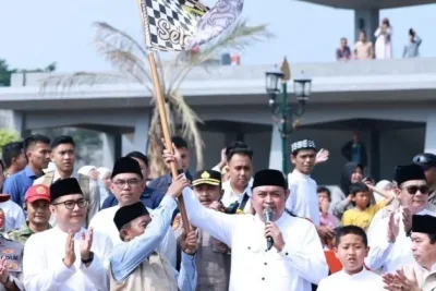 Bupati Bogor Lepas 271 Jamaah Haji Kloter 21 di Masjid Nurul Wathon