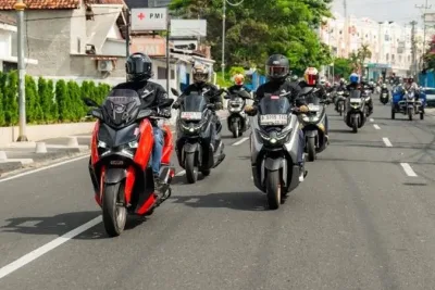 Komunitas JMC Jelajahi Wisata Lampung Dalam Rangkaian Yamaha Maxi Tour