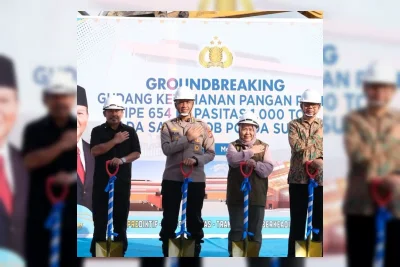 Polda Sultra Bangun Gudang Ketahanan Pangan Kapasitas Seribu Ton
