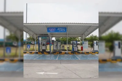 Insiden SPKLU di Yogyakarta: Mobil Listrik Jaecoo J5 EV Seret Tiang Charger hingga Roboh