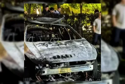 Sedan MG5 Terbakar Tiba-Tiba saat Parkir di China
