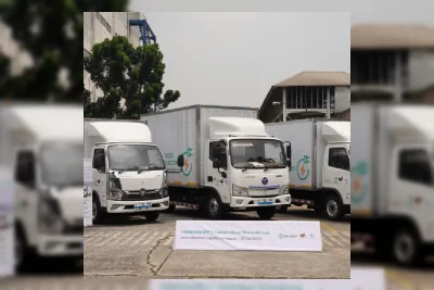 Evershine Group Pangkas Biaya Operasional Pengiriman Pakai Truk Listrik