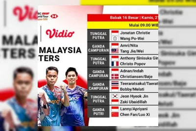 Jadwal Malaysia Masters 21 Mei 2026: Tujuh Wakil Indonesia Siap Berlaga