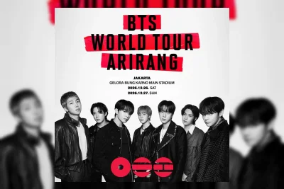 BTS Gelar Konser Dua Hari di Stadion Utama GBK Desember 2026