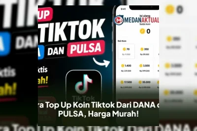 Cara Top Up Koin TikTok dari DANA dan Pulsa dengan Mudah