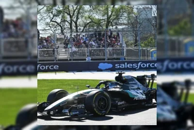 George Russell Rebut Pole Position Sprint F1 GP Kanada 2026