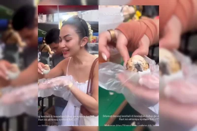 Ariel Tatum Cicipi Balut, Kuliner Ekstrem Khas Filipina di Manila