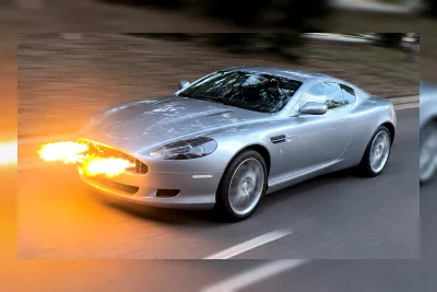 Aston Martin DB9 Disulap dengan Mesin Corvette V8 dan Semburan Api