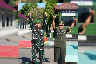 Letkol Inf Yoyok Widianto Serahkan Tongkat Komando Secata Rindam IX Udayana
