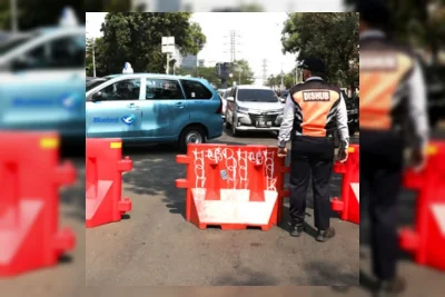 Dishub DKI Alihkan Arus Lalu Lintas di Sudirman-Thamrin Akibat Fun Run Lemhannas