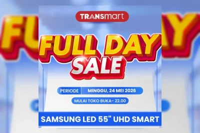 Promo TV Samsung LED 43 Inci UHD Smart Diskon Besar di Transmart 24 Mei 2026
