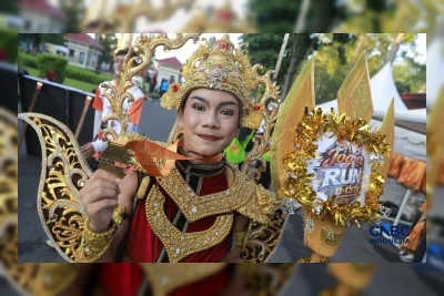 Meriahnya Kostum Unik di Jogja Run D-City 2026