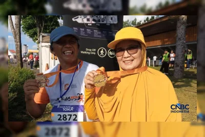 Usia Cuma Angka, Pria 59 Tahun Ini Sikat Race Run 10K Jogja Run D-City