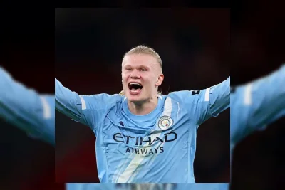 Erling Haaland Raih Sepatu Emas Liga Inggris Ketiga