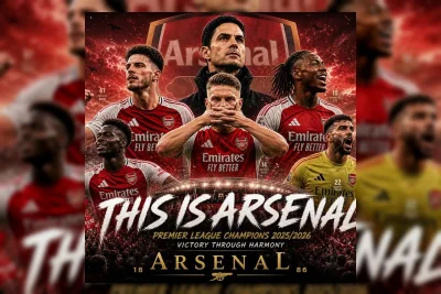 Arsenal Juara Premier League 2025/2026, Inggris Kirim Lima Wakil ke Liga Champions