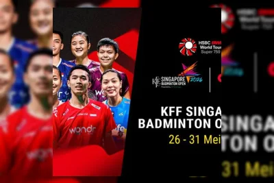 KFF Singapore Badminton Open 2026 Segera Bergulir, Vidio Siarkan Langsung