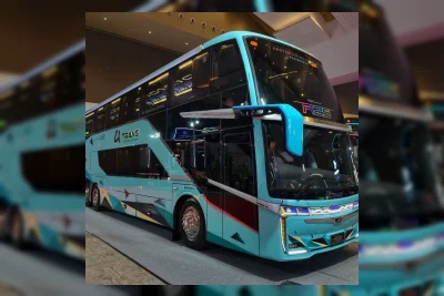 New Armada Luncurkan Bus Tingkat Skylander R25 Double Decker di Busworld 2026