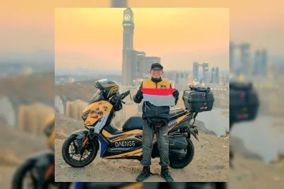 Om Daeng Lanjutkan Touring Yamaha Xmax Lintasi 13 Negara di Eropa
