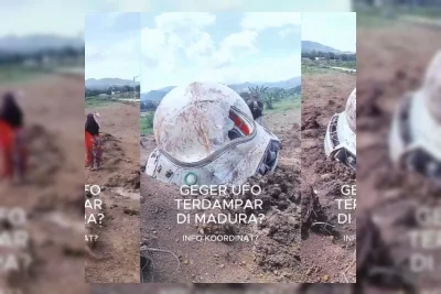 Viral UFO Terdampar di Madura Ternyata Promosi Film Bayu Skak