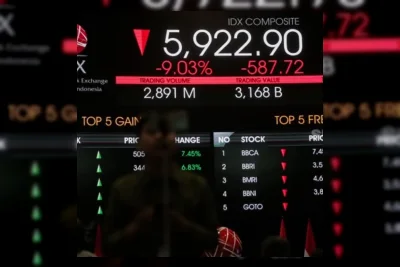IHSG Ambles 0,91 Persen ke Level 6.149 pada Sesi I Perdagangan